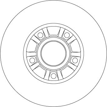 TRW DF4273BS - Bremsscheibe