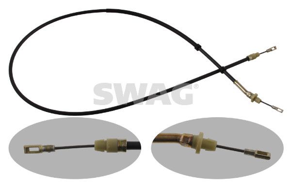 SWAG 10 93 4395 - Seilzug, Feststellbremse