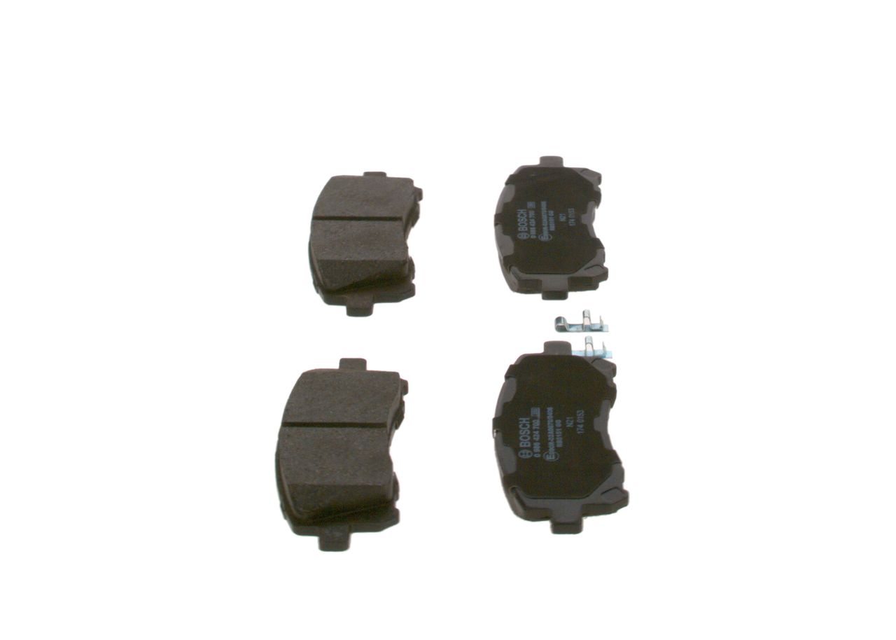 BOSCH 0 986 424 700 - Bremsbelagsatz, Scheibenbremse
