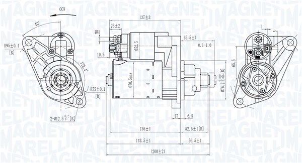 MAGNETI MARELLI 063721282010 - Starter