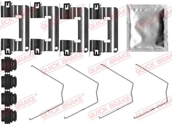 QUICK BRAKE 109-0065 - Zubehörsatz, Scheibenbremsbelag