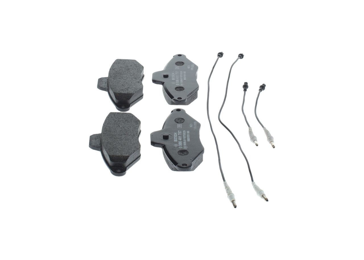 BOSCH 0 986 461 757 - Bremsbelagsatz, Scheibenbremse