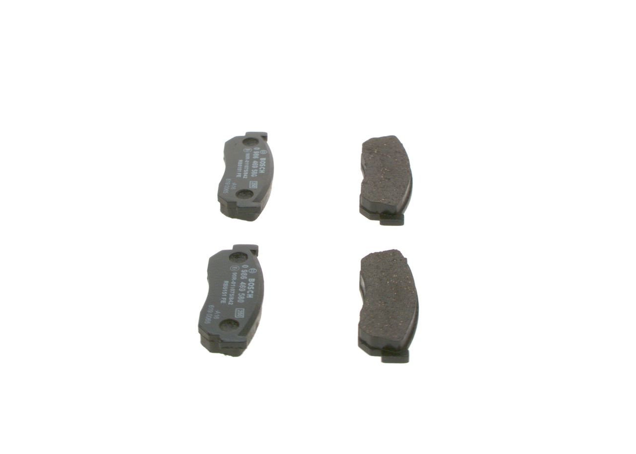 BOSCH 0 986 469 580 - Bremsbelagsatz, Scheibenbremse
