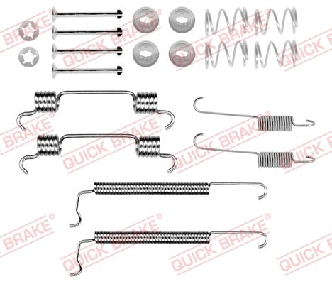 QUICK BRAKE 105-0849 - Zubehörsatz, Bremsbacken