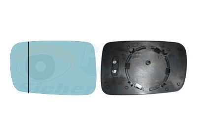 VAN WEZEL 0647837 - Spiegelglas, Außenspiegel