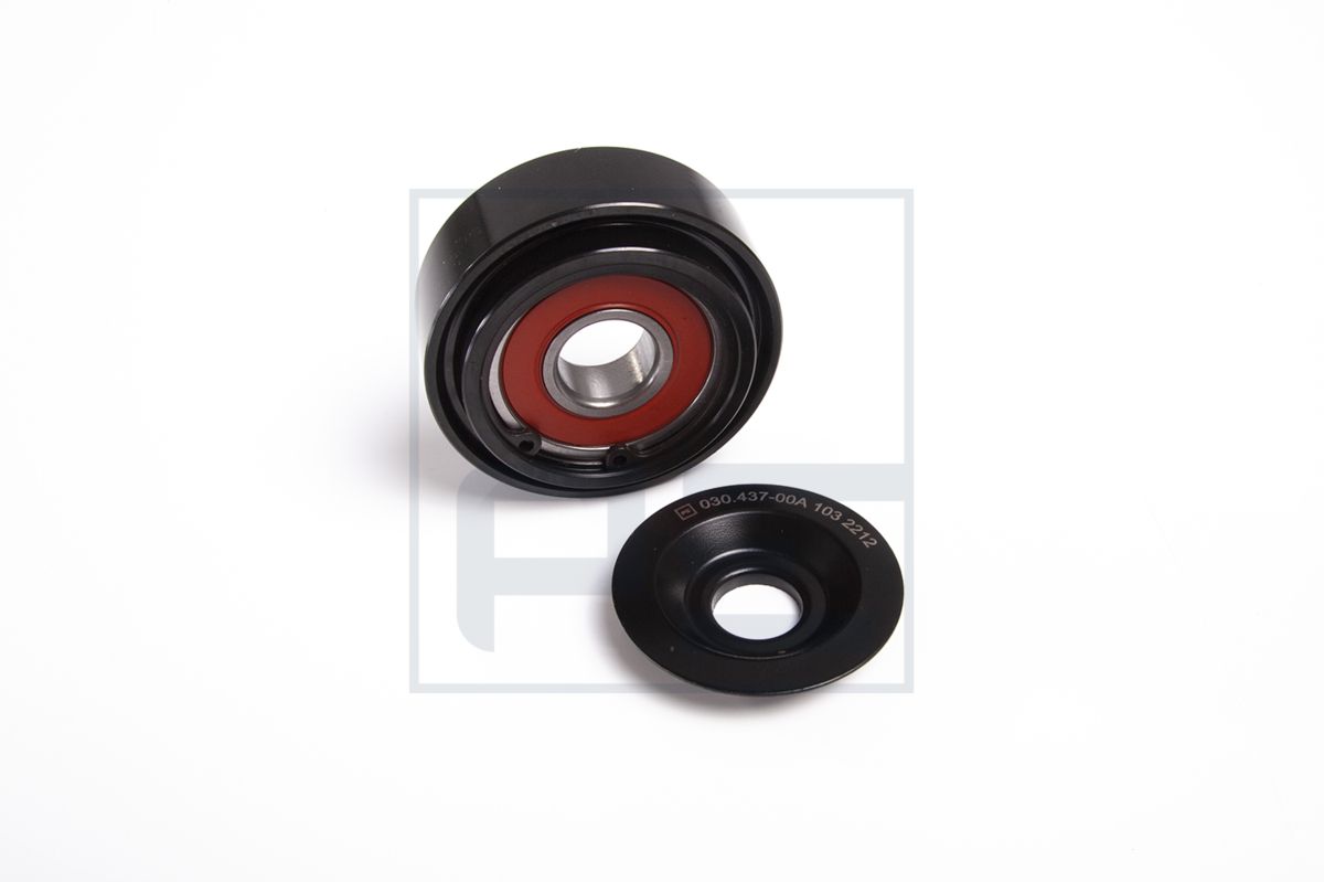 PE Automotive 030.437-00A - Umlenk-/Führungsrolle, Keilrippenriemen