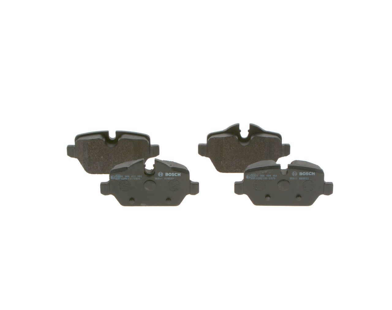 BOSCH 0 986 494 461 - Bremsbelagsatz, Scheibenbremse