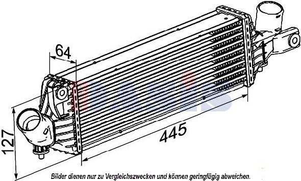 AKS DASIS 077004N - Ladeluftkühler