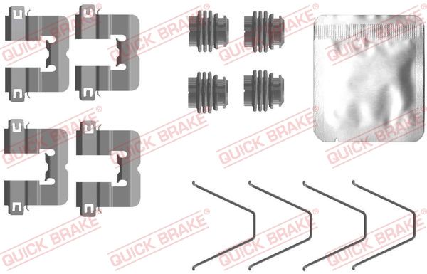 QUICK BRAKE 109-0114 - Zubehörsatz, Scheibenbremsbelag