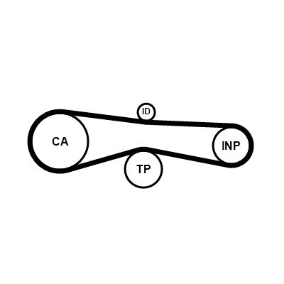 CONTINENTAL CTAM CT1131 - Zahnriemen