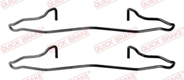 QUICK BRAKE 109-1186 - Zubehörsatz, Scheibenbremsbelag
