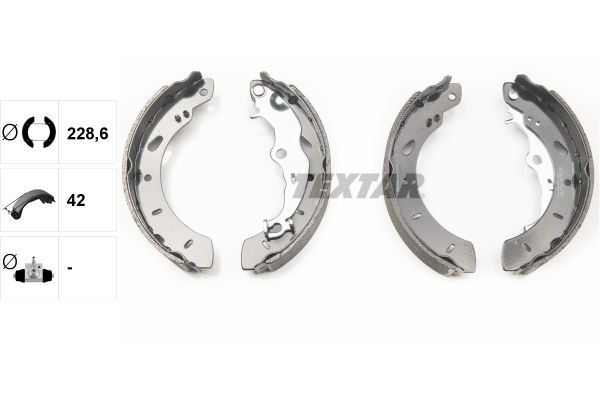 TEXTAR 91079800 - Bremsbackensatz