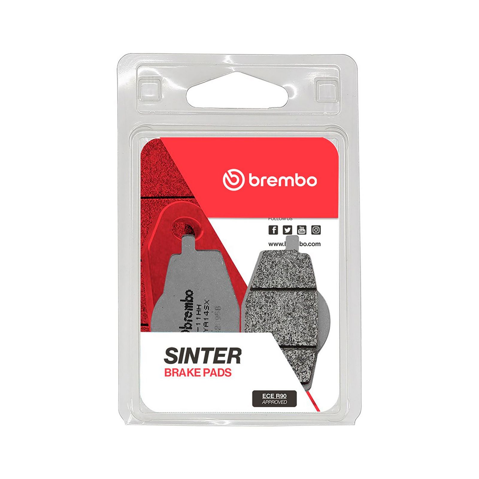 BREMBO 07YA14SX - Bremsbelagsatz, Scheibenbremse