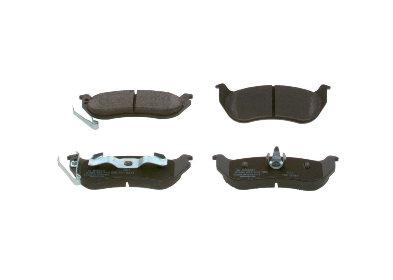 BOSCH 0 986 494 419 - Bremsbelagsatz, Scheibenbremse