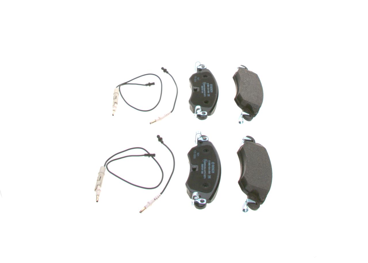 BOSCH 0 986 424 598 - Bremsbelagsatz, Scheibenbremse