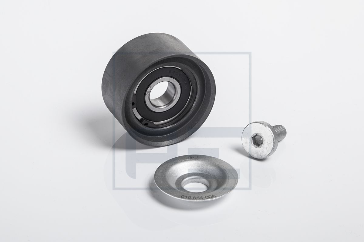 PE Automotive 010.654-00A - Umlenk-/Führungsrolle, Keilrippenriemen