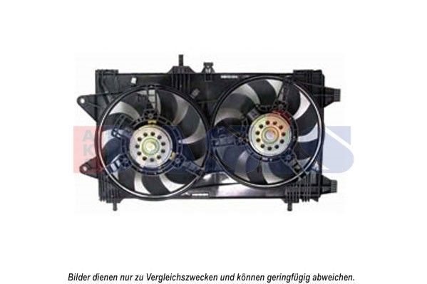 AKS DASIS 088107N - Lüfter, Motorkühlung
