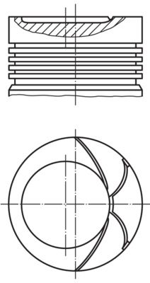 MAHLE 034 92 00 - Kolben