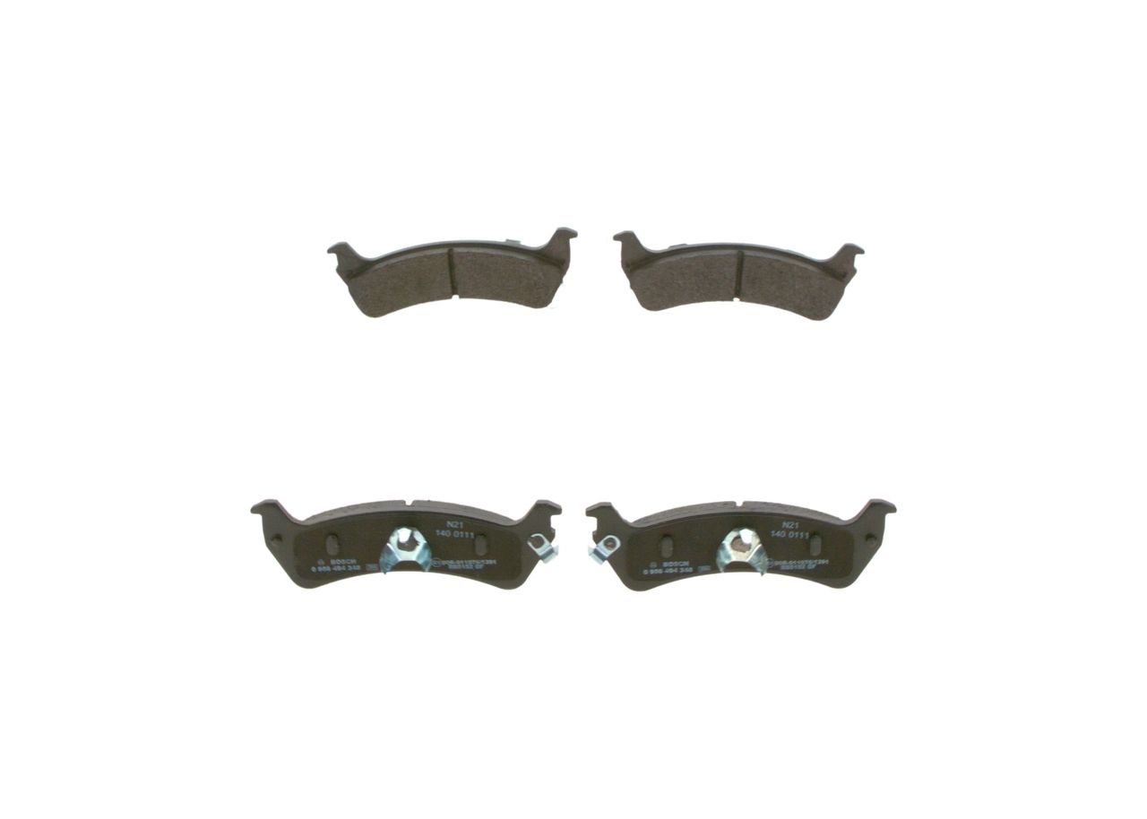 BOSCH 0 986 494 348 - Bremsbelagsatz, Scheibenbremse