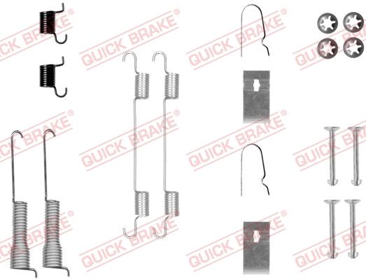 QUICK BRAKE 105-0800 - Zubehörsatz, Bremsbacken