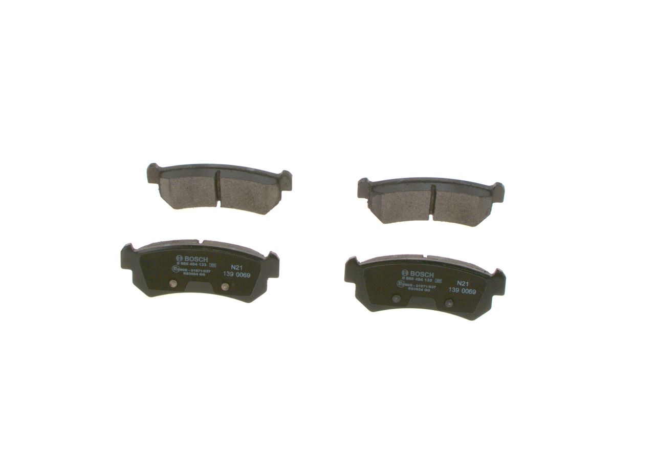 BOSCH 0 986 494 133 - Bremsbelagsatz, Scheibenbremse