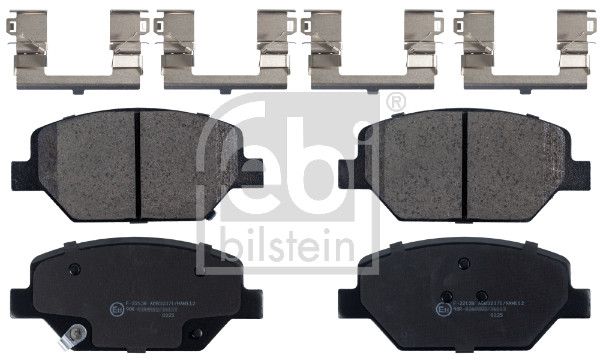FEBI BILSTEIN 116248 - Bremsbelagsatz, Scheibenbremse