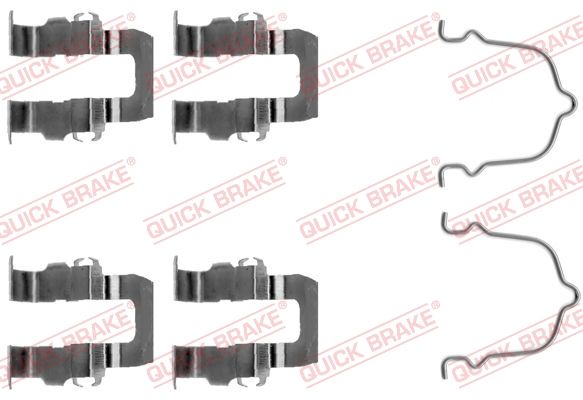 QUICK BRAKE 109-1119 - Zubehörsatz, Scheibenbremsbelag