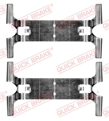 QUICK BRAKE 109-0204 - Zubehörsatz, Scheibenbremsbelag