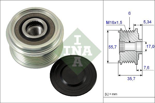 Schaeffler INA 535 0077 10 - Generatorfreilauf