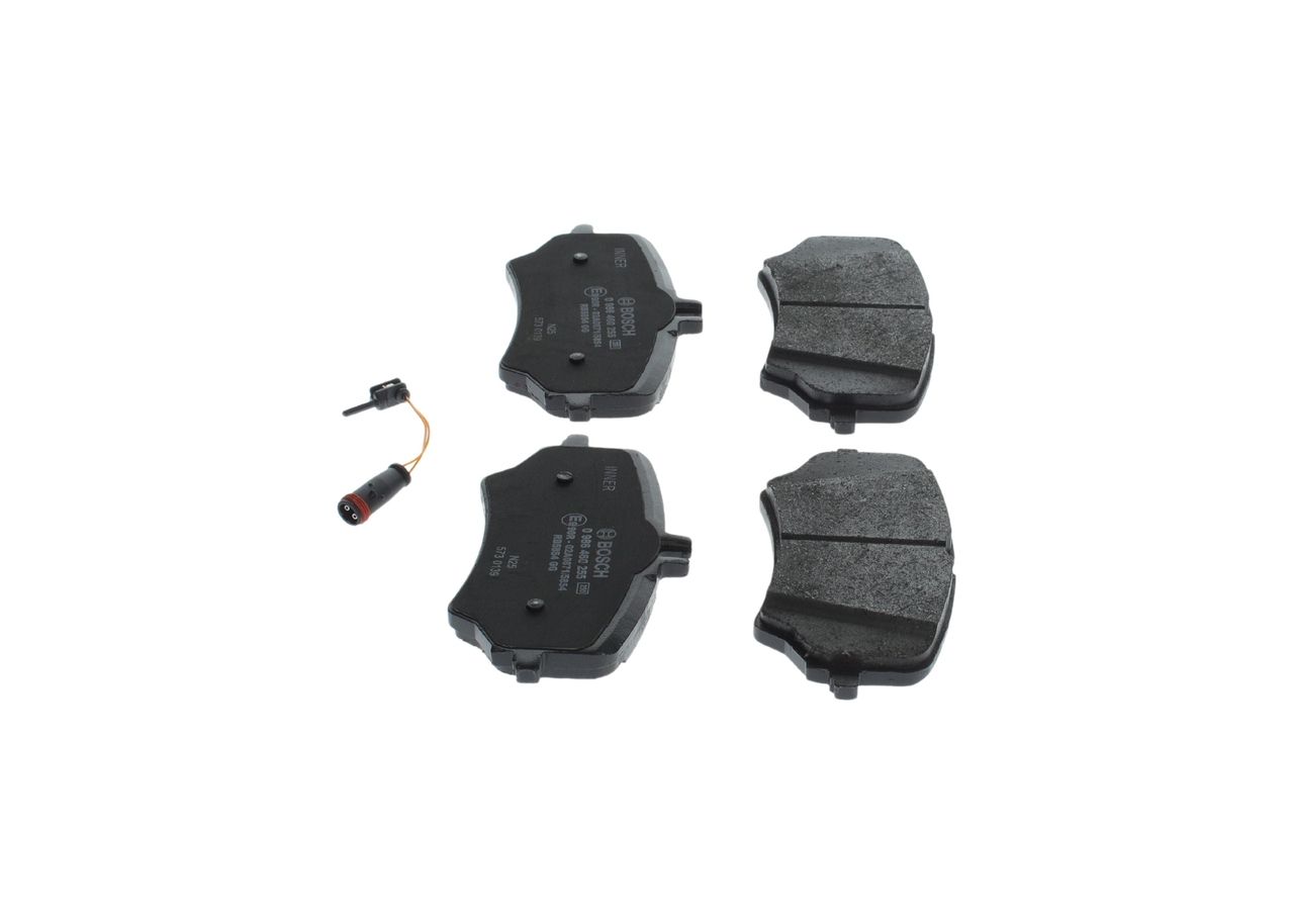 BOSCH 0 986 460 255 - Bremsbelagsatz, Scheibenbremse