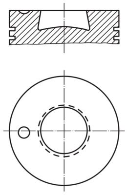 MAHLE 003 91 00 - Kolben