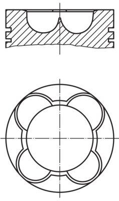 MAHLE 081 PI 00108 000 - Kolben