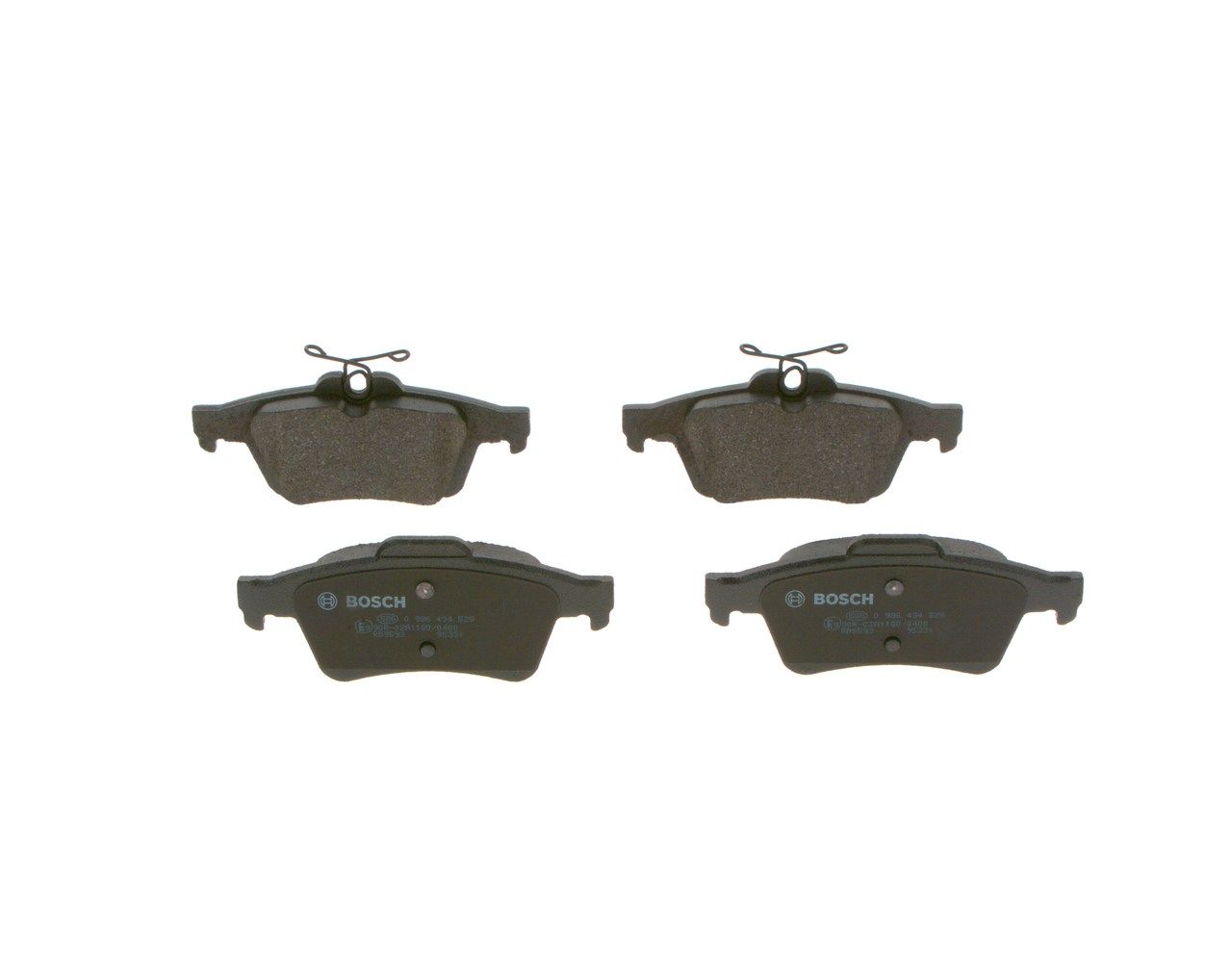 BOSCH 0 986 494 528 - Bremsbelagsatz, Scheibenbremse