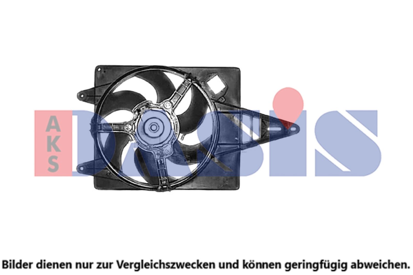 AKS DASIS 088350N - Lüfter, Motorkühlung