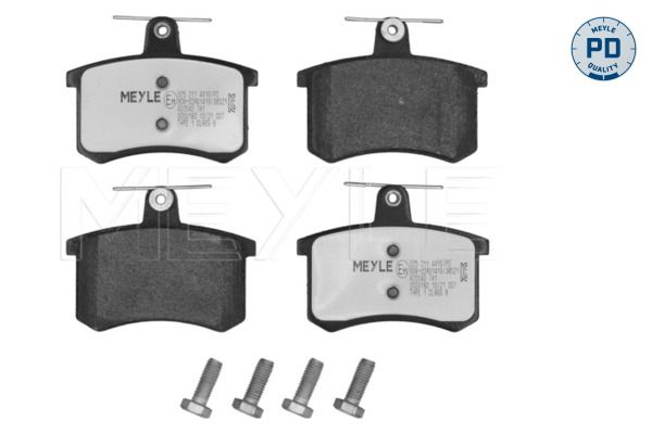 MEYLE 025 211 4416/PD - Bremsbelagsatz, Scheibenbremse