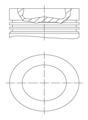 MAHLE 003 16 00 - Kolben