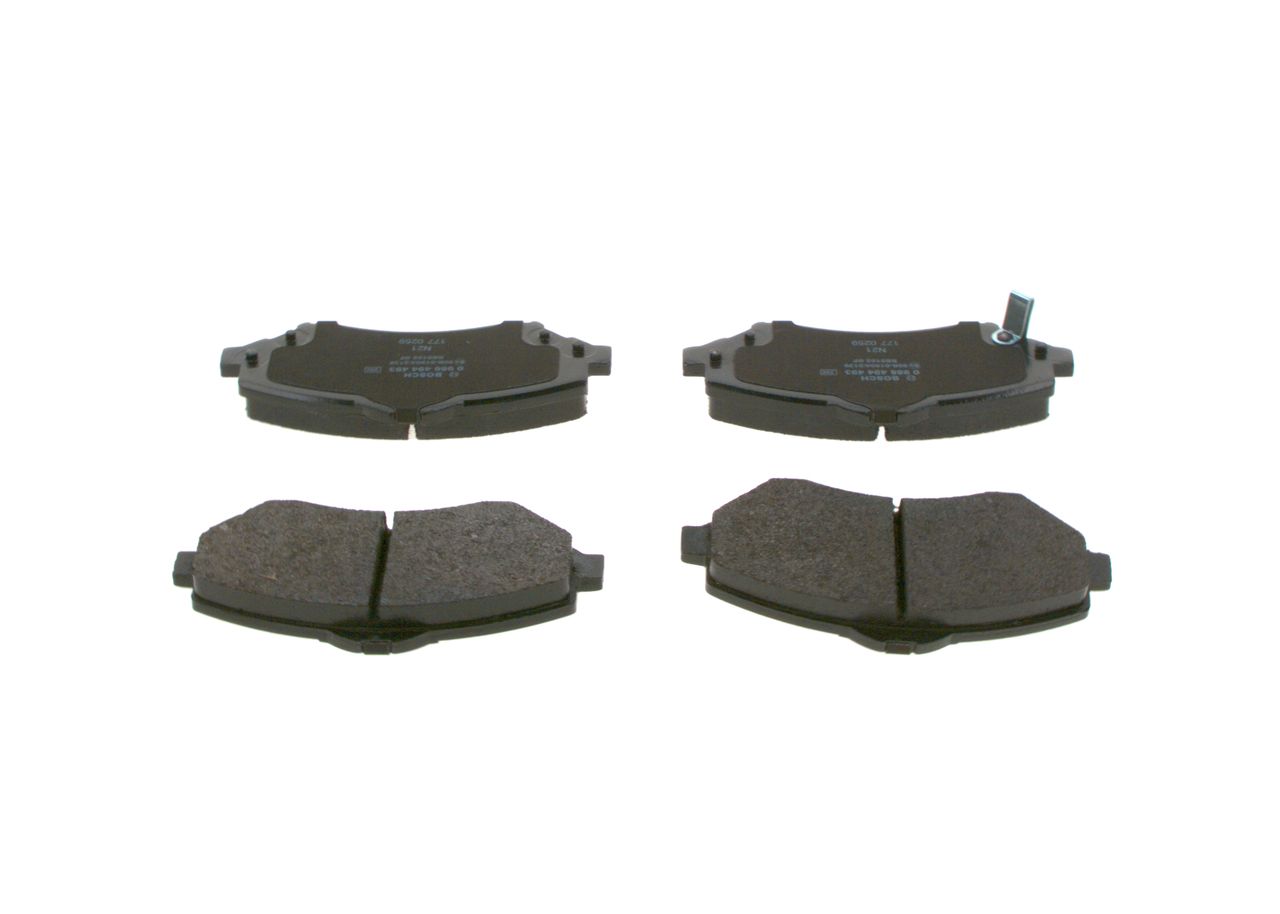 BOSCH 0 986 494 493 - Bremsbelagsatz, Scheibenbremse