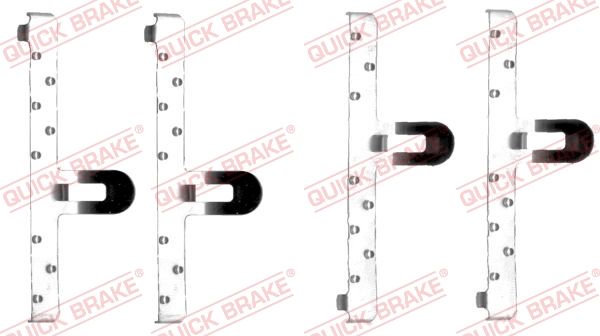 QUICK BRAKE 109-1048 - Zubehörsatz, Scheibenbremsbelag
