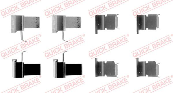QUICK BRAKE 109-1262 - Zubehörsatz, Scheibenbremsbelag