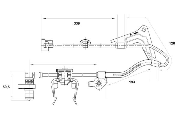 BOSCH 0 265 001 416 - Sensor, Raddrehzahl