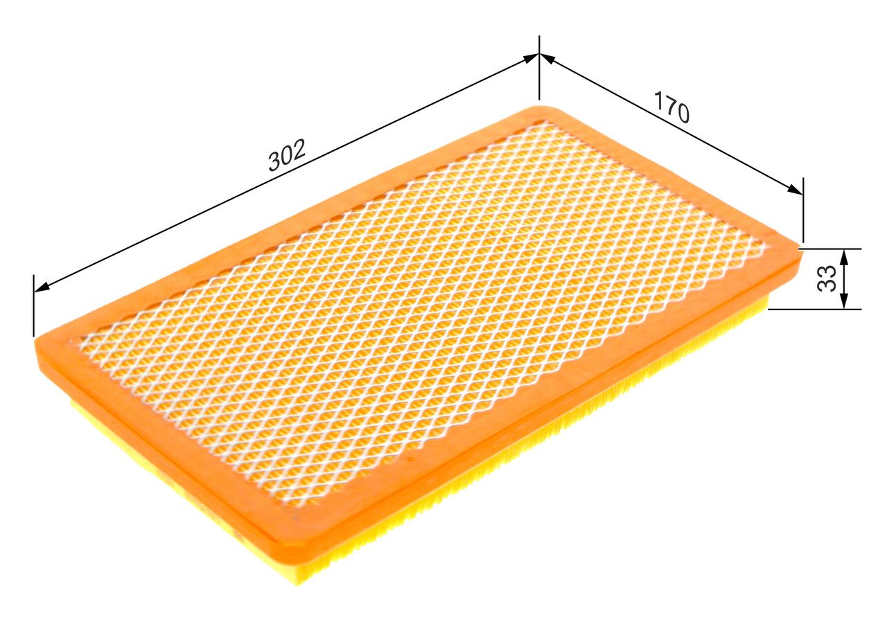 BOSCH 1 457 432 150 - Luftfilter