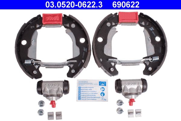 ATE 03.0520-0622.3 - Bremsbackensatz