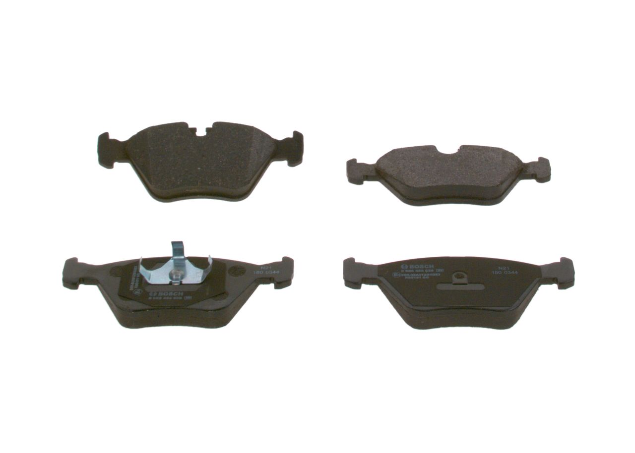 BOSCH 0 986 424 828 - Bremsbelagsatz, Scheibenbremse