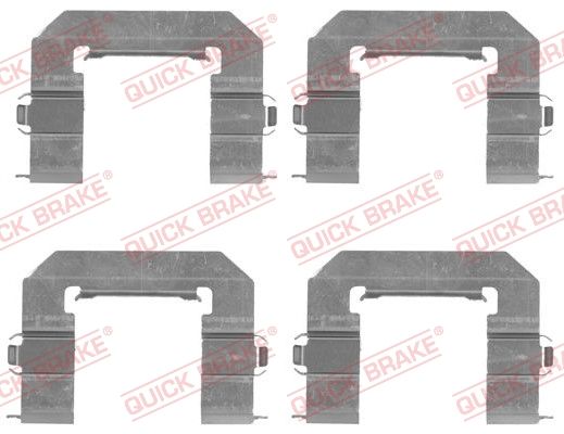 QUICK BRAKE 109-1761 - Zubehörsatz, Scheibenbremsbelag