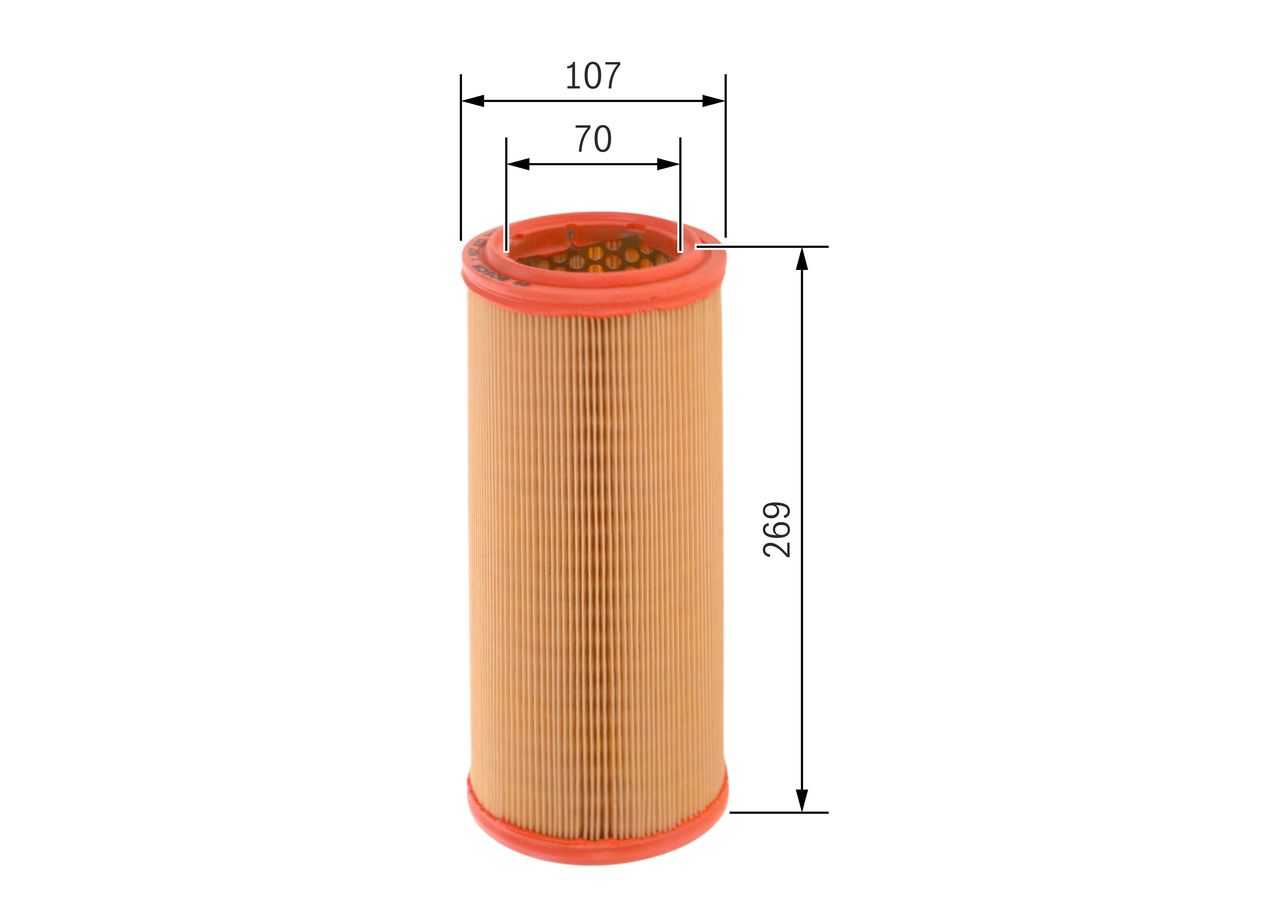 BOSCH 1 457 433 307 - Luftfilter