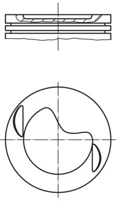 MAHLE 002 19 00 - Kolben