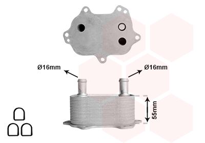 VAN WEZEL 03013718 - Ölkühler, Motoröl