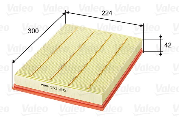VALEO 585290 - Luftfilter