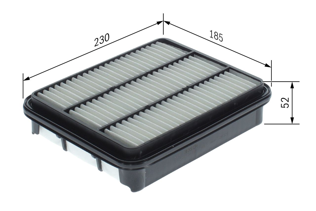 BOSCH 1 457 433 968 - Luftfilter