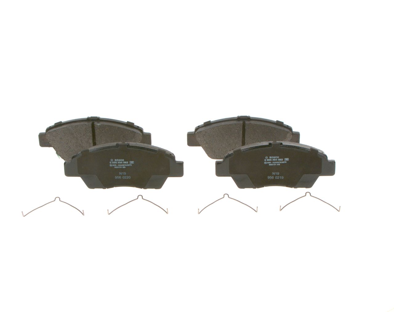 BOSCH 0 986 494 562 - Bremsbelagsatz, Scheibenbremse